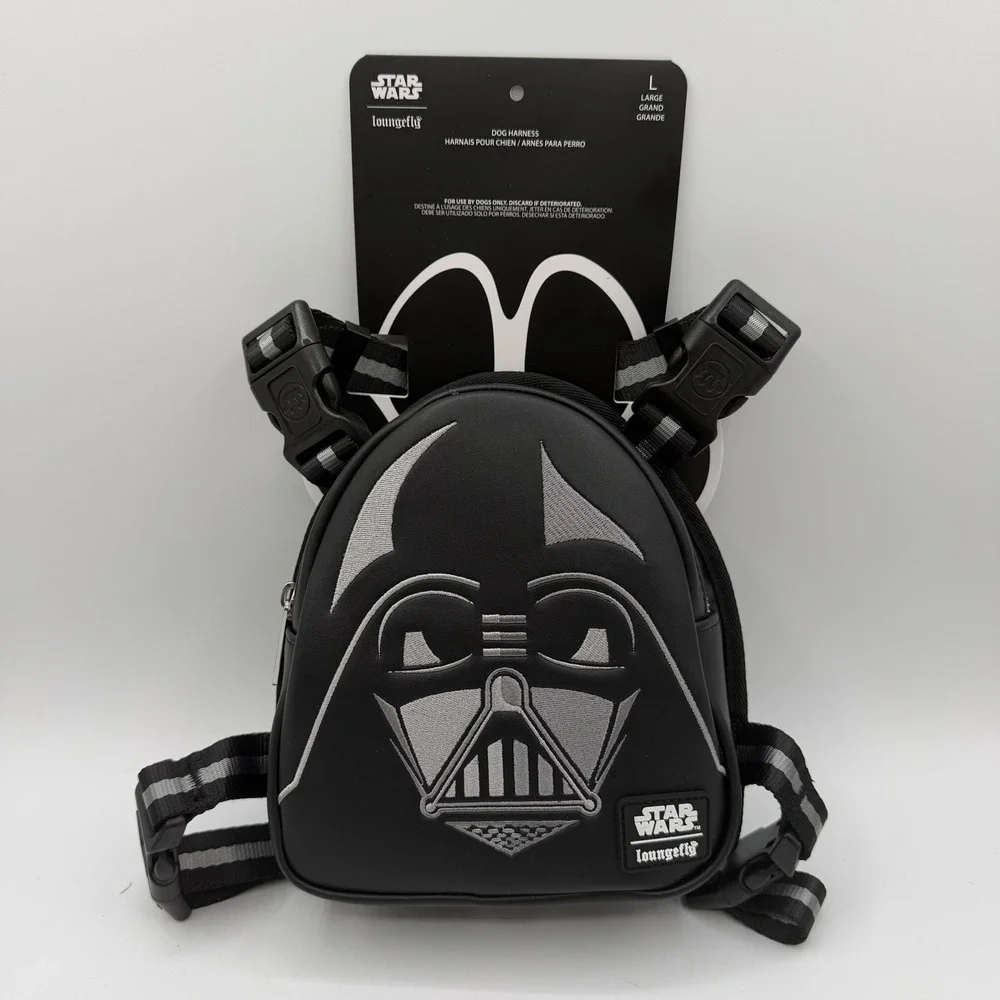 Loungefly Star Wars Darth Vader Mini Backpack Cosplay Dog Harness -‎ L Large